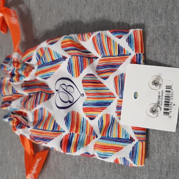 Brighton heart earrings with pouch bag - Picture 3 of 4